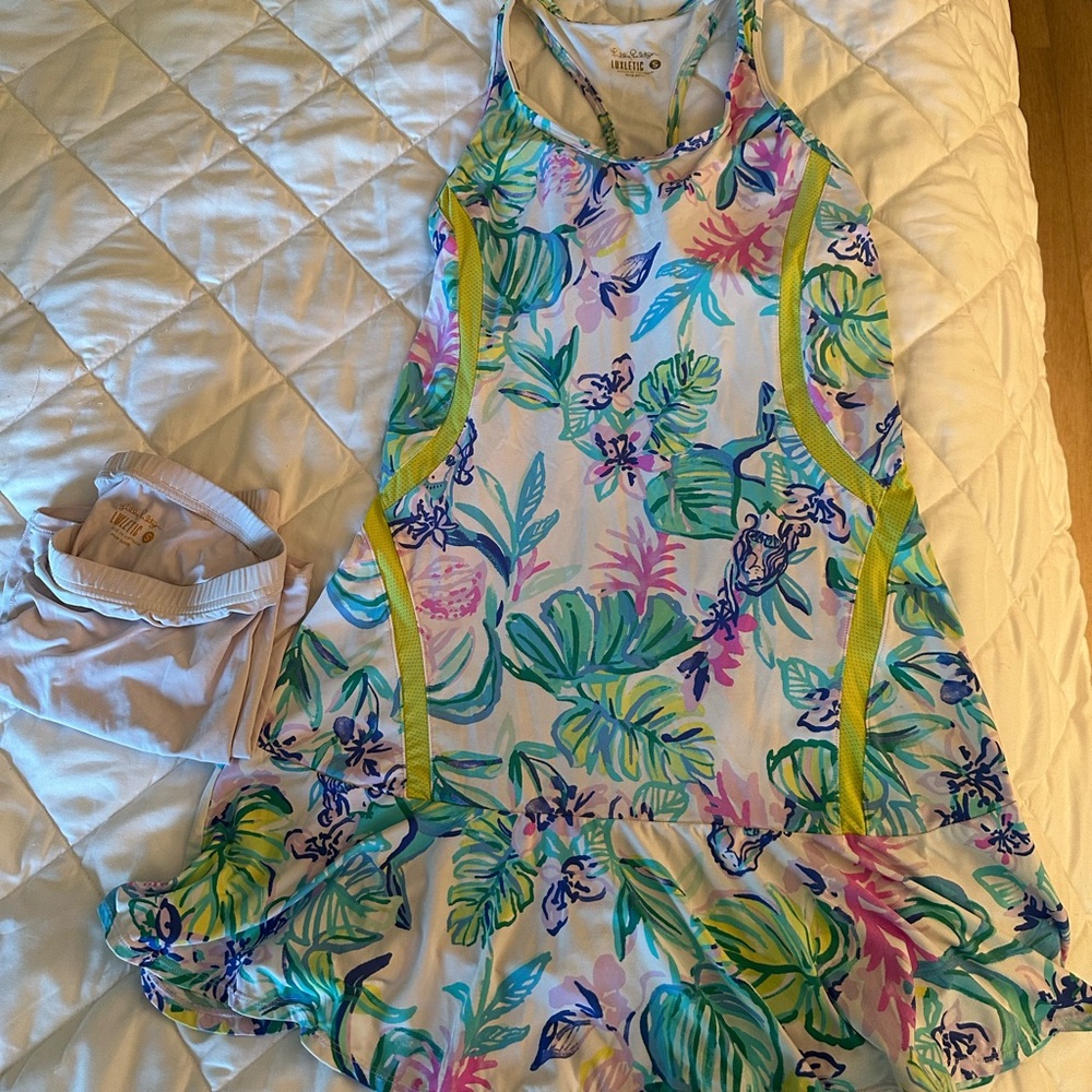Lilly Pulitzer Luxletic Multicolor Tropical Dress